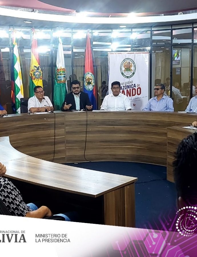 La AGETIC implementa su Sistema de Plantillas en la Universidad Amazónica de Pando y la presenta como Entidad de Registro de Ciudadanía Digital