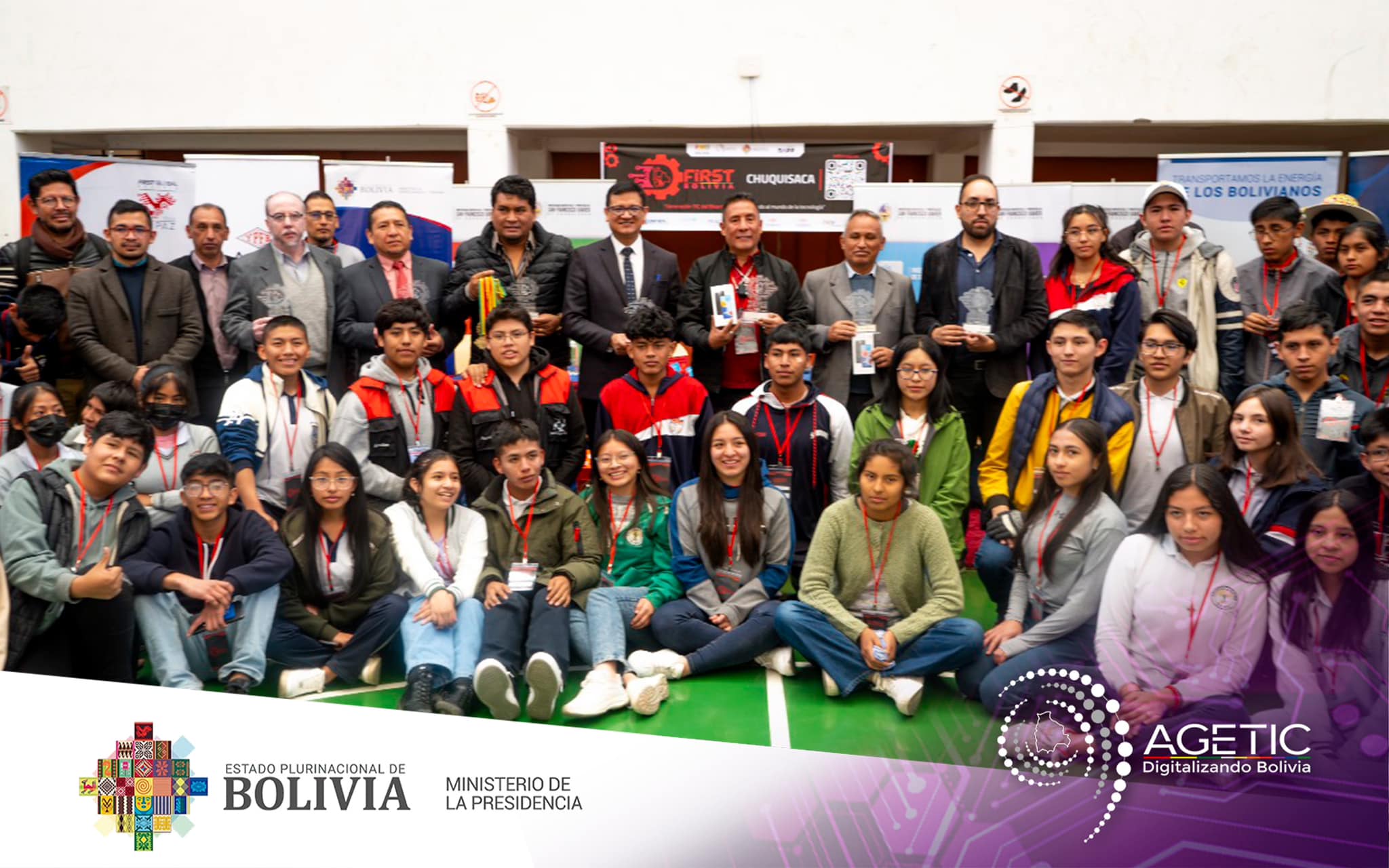 La AGETIC dio inicio al Torneo de Robótica FIRST Bolivia, en su fase departamental, en Chuquisaca